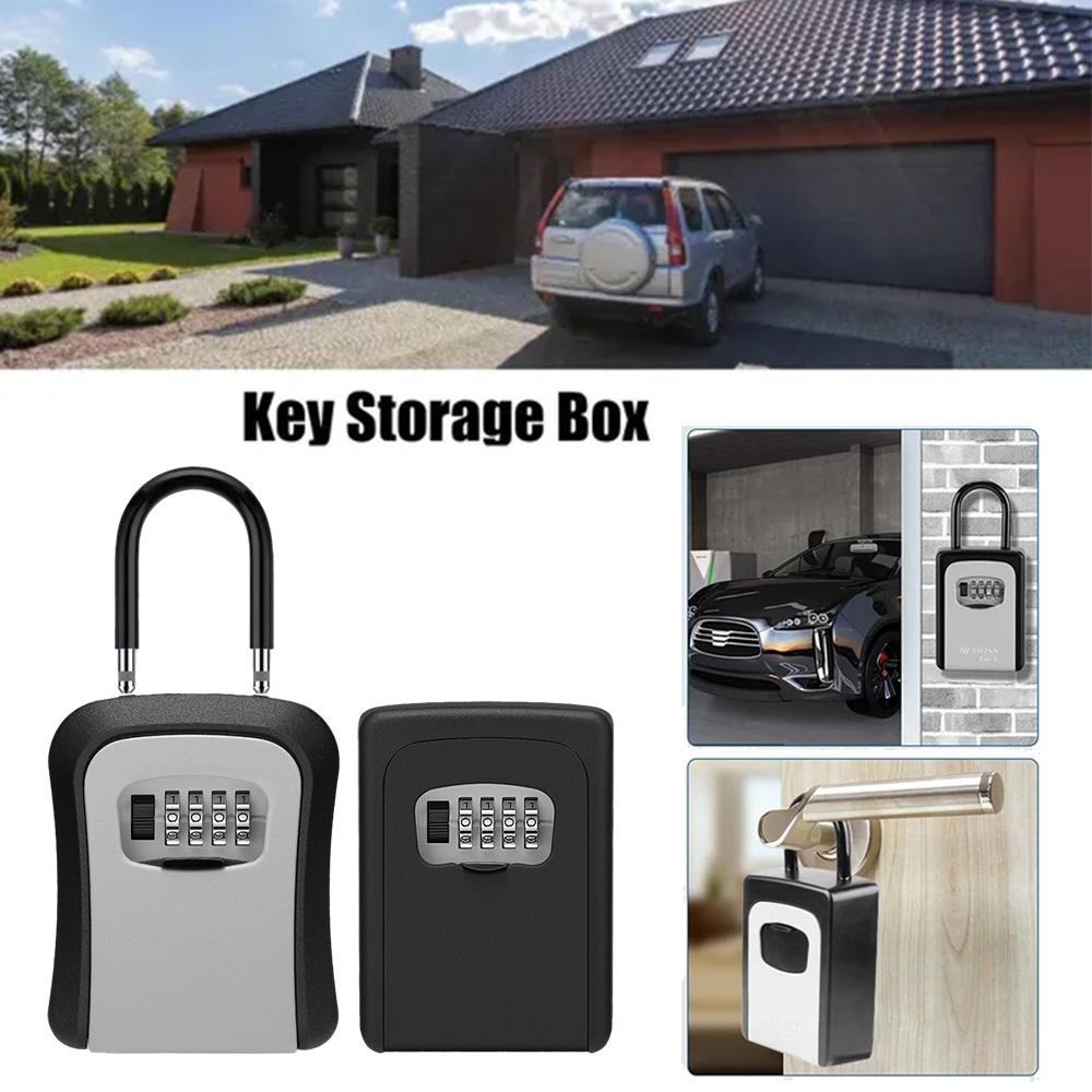 Home Security Box - Wall-Mounted Key Storage Box Portable Key