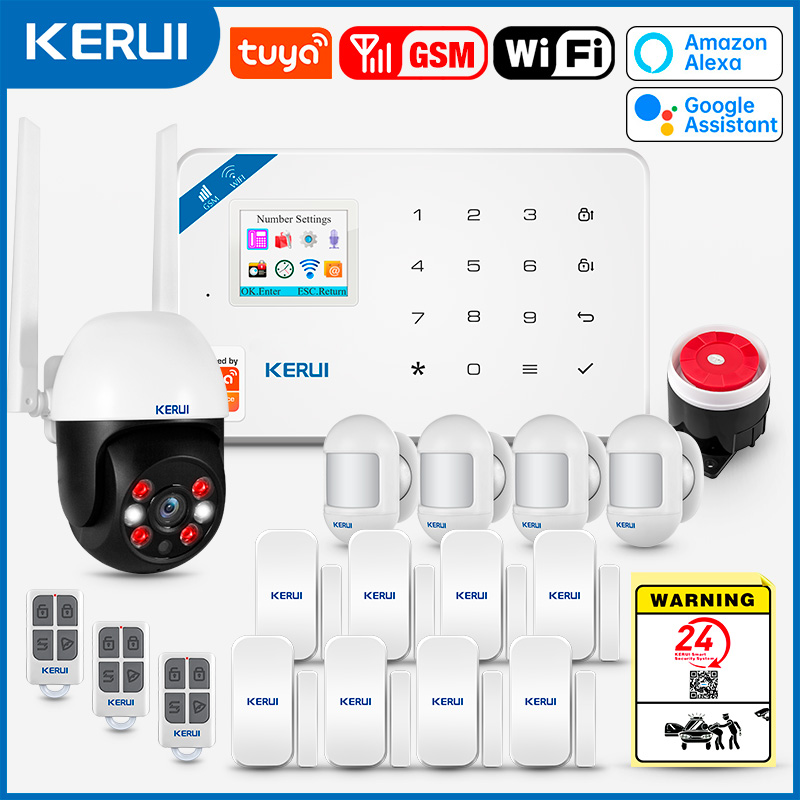 KERUI W181 Tuya Smart WIFI GSM - Home Security Front Door Camera 评论和价格