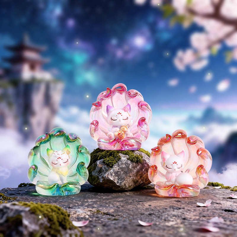 Nine Tails Fox Desktop Ornamen - Home Security Items 评论和价格