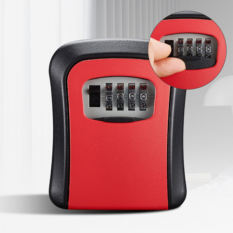 Wall Mount Key Lock Box 4 Digi - Home Security Items 评论和价格
