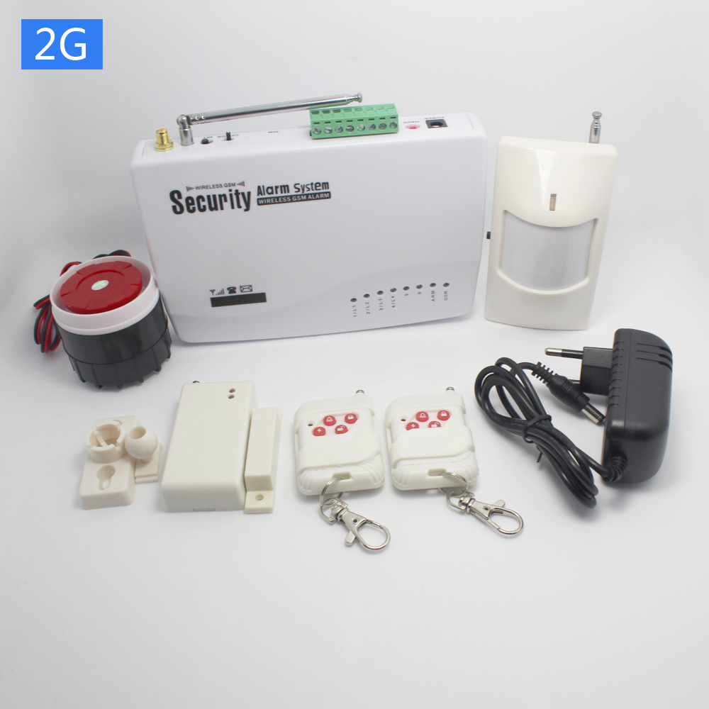 1 Set Home Security GSM SMS Al - Sim Gsm Alarm 评论和价格