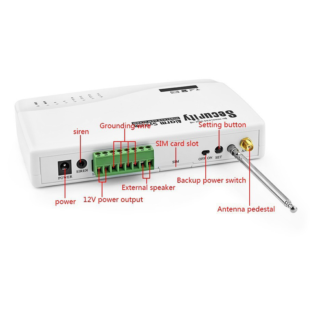 1 Set Home Security GSM SMS Al - Sim Gsm Alarm 评论和价格