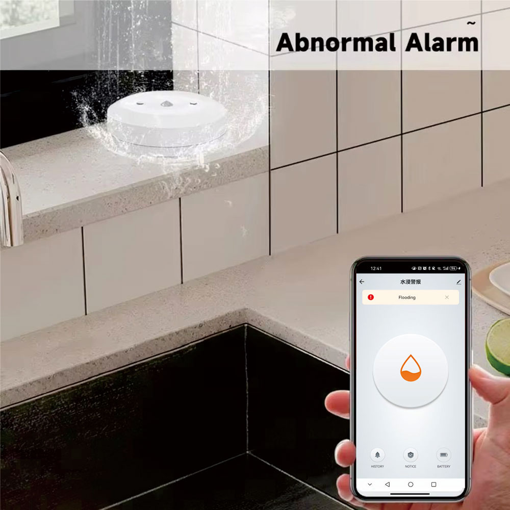 ZigBee Smart Water Leak Sensor - Sim Gsm Alarm 评论和价格